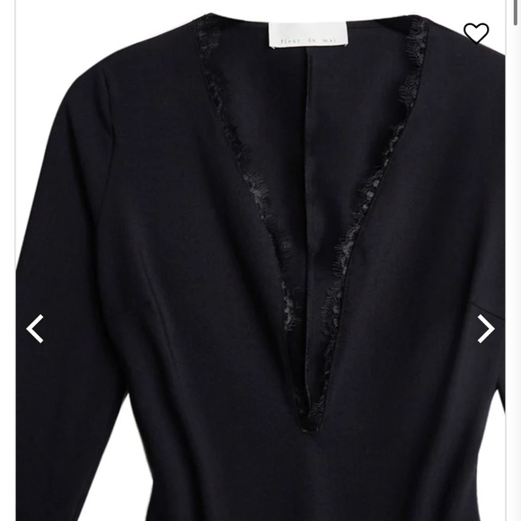 🎄NWT Fleur du Mal Margo Lace Long Sleeve Bodysuit - Picture 4 of 9